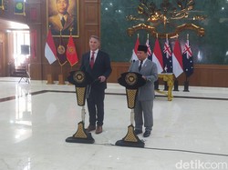 Prabowo Terima Kunjungan Menhan Australia, Teken Kerja Sama Pertahanan