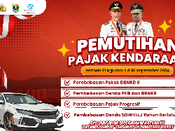 Catat! Ini Jadwal Pemutihan Pajak Kendaraan Bermotor di Sumbar