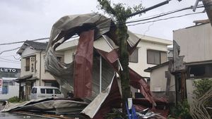 Topan Shanshan Terjang Jepang, Begini Dampaknya