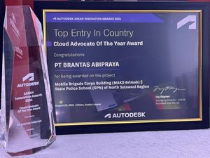Brantas Abipraya Raih Penghargaan Autodesk ASEAN Innovation Awards 2024 Brantas Abipraya Raih Penghargaan Autodesk ASEAN Innovation Awards 2024