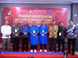 Edy-Hasan Tes Kesehatan Usai Daftar di Pilgub Sumut