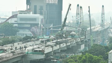 Progres Terkini Pembangunan LRT Velodrome-Manggarai