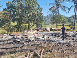 Dua Anak Hangus Terpanggang karena Rumah Panggung di Sumba Tengah Terbakar