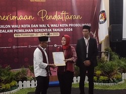 Ning Tiwi-Rachman Jadi Paslon Terakhir Pendaftar Pilwali Probolinggo