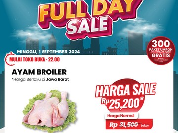 Bun, Daging Ayam Diskon di Transmart Full Day Sale, Harga Mulai Rp 25 Ribu