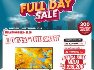 Beli Smart TV UHD di Transmart Full Day Sale Diskon hingga Rp 4 Juta