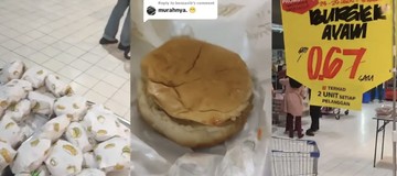 Wow! Burger di Supermarket Ini Harganya Cuma Rp 2 Ribu