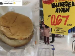 Wow! Burger di Supermarket Ini Harganya Cuma Rp 2 Ribu