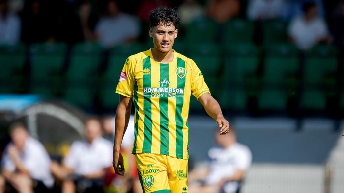 DORDRECHT, NETHERLANDS - AUGUST 17: Rafael Struick of ADO Den Haag  during the Dutch Keuken Kampioen Divisie  match between FC Dordrecht v ADO Den Haag at the Riwal Hoogwerkers Stadium on August 17, 2024 in Dordrecht Netherlands (Photo by Angelo Blankespoor/Soccrates/Getty Images)