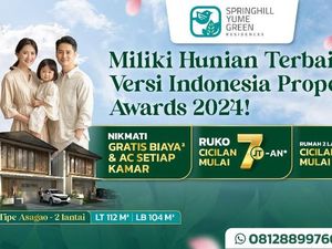 Springhill Yume Green, Temukan Ragam Tipe Hunian Sesuai Gaya Hidup Anda