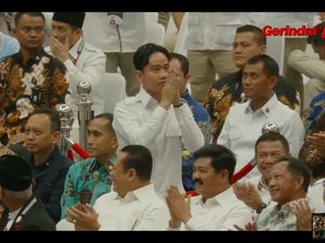 Gibran Rakabuming Hadiri Penutupan Rapimnas Gerindra