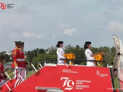 Kirab Pengembalian Bendera Pusaka Dimulai, Rombongan Tinggalkan IKN