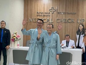 RK-Suswono Jalani Tes Kesehatan Syarat Maju Pilgub Jakarta