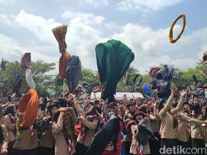Kolosal Medar Kaulinan Lembur Meriahkan Hari Pramuka di Ciamis Kolosal Medar Kaulinan Lembur Meriahkan Hari Pramuka di Ciamis