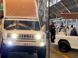 Mobil Paus Fransiskus di Indonesia Pakai Pelat SCV 1, Apa Artinya?