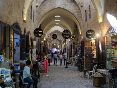 Potret Pasar Tua di Aleppo Kembali Bergeliat
