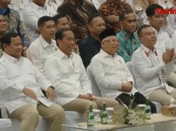 Saling Puji Prabowo dan Jokowi di Malam Penutupan Rapimnas Gerindra