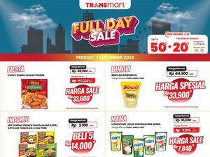 Transmart Full Day Sale! Banjir Diskon Minyak Goreng, Mi Instan, hingga Detergen