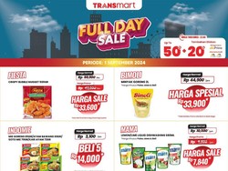 Transmart Full Day Sale! Banjir Diskon Minyak Goreng, Mi Instan, hingga Detergen
