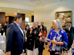 Jajaki Kerja Sama Ekonomi, Airlangga Temui Pengusaha-Diaspora di Vancouver