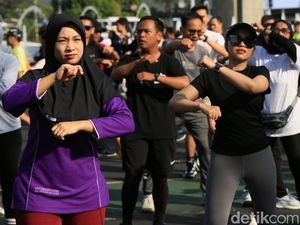 Melihat Antusiasme Warga Berolahraga di CFD Jakarta