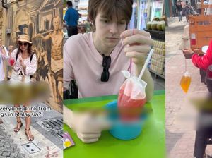 Penasaran Minuman yang Dikemas di Kantong Plastik, Ini Kata Bule Rusia! Penasaran Minuman yang Dikemas di Kantong Plastik, Ini Kata Bule Rusia!