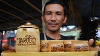 Keren! Cangkir Ini Terbuat dari Bambu