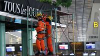 Kondisi Resto di Terminal 3 Soetta Usai Kebakaran