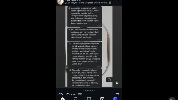 Unggahan soal Lolly