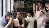 Seru! Melaney Ricardo Kulineran Bareng Geng Menteri Ceria dan Keluarga