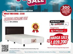 Khusus Hari Ini, Beli Kasur di Transmart Full Day Sale Banyak Potongannya