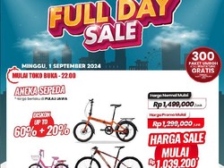 Aneka Sepeda Banting Harga di Transmart Full Day Sale!