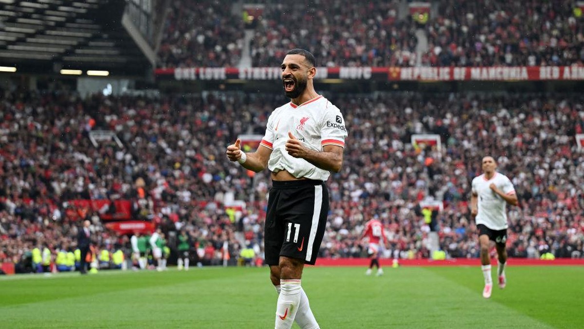 Mohamed Salah kembali menjadi mimpi buruk untuk MU (Foto: Getty Images/Michael Regan)
