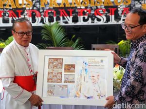 Ada Perangko Edisi Spesial Kunjungan Paus ke RI! Ada Perangko Edisi Spesial Kunjungan Paus ke RI!