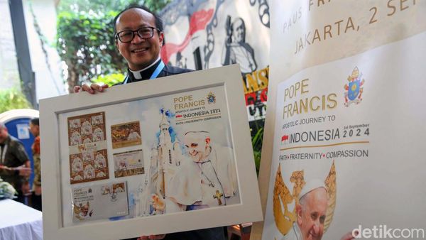 Ini Prangko Khusus Kunjungan Paus Fransiskus ke Indonesia