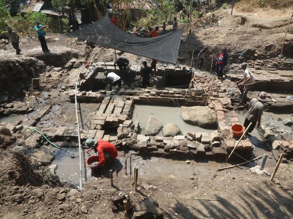 Intip Situs Petirtaan Kuno di Klotok Kediri