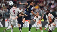 Sepanjang babak pertama, tak ada gol tercipta. Valerio Pennicino-Juventus FC/Juventus FC via Getty Images. 