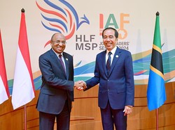 Jokowi Bahas Kerja Sama Pariwisata dengan Presiden Zanzibar Ali Mwinyi