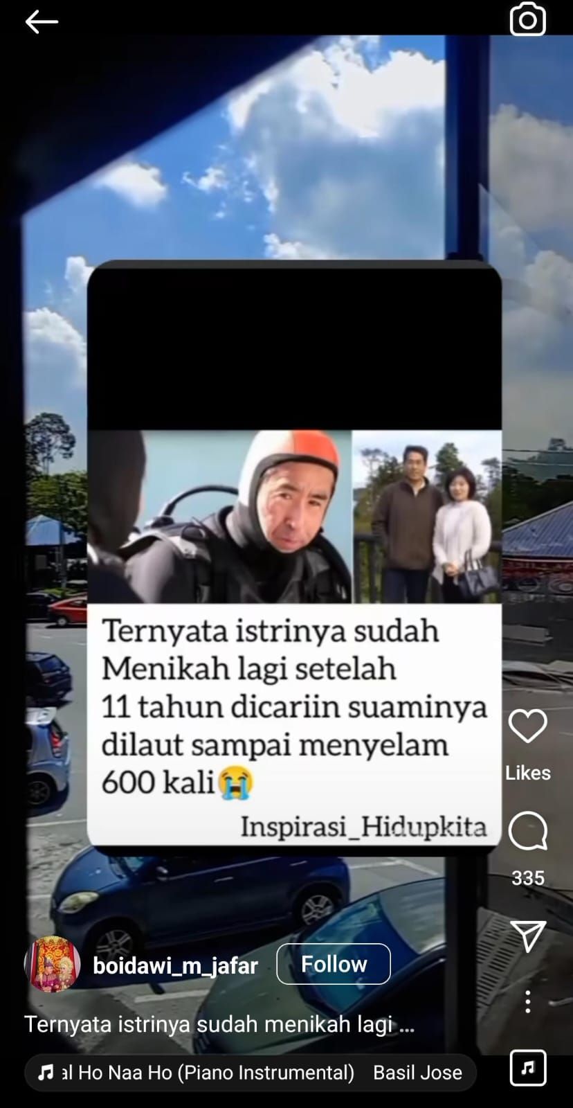 Pria Jepang Mengelam 600 Kali untuk Mencari lstri Yang Hilang Saat Tsunami, Endingnya Nyesek