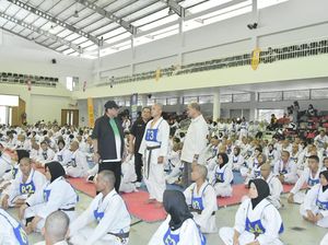 Ratusan Peserta Ikuti Ujian DAN KKI, Peraih Nilai Tertinggi Dapat Motor