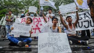 Mahasiswa di Serang Gelar Aksi Protes Pencemaran Sungai Ciujung