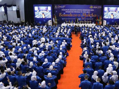 Begini Momen Penyambutan Ribuan Mahasiswa Baru di UP