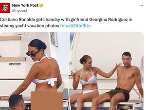 Pamer Kemesraan, Ronaldo Kepergok Nakal Pegang Bokong Georgina Rodriguez