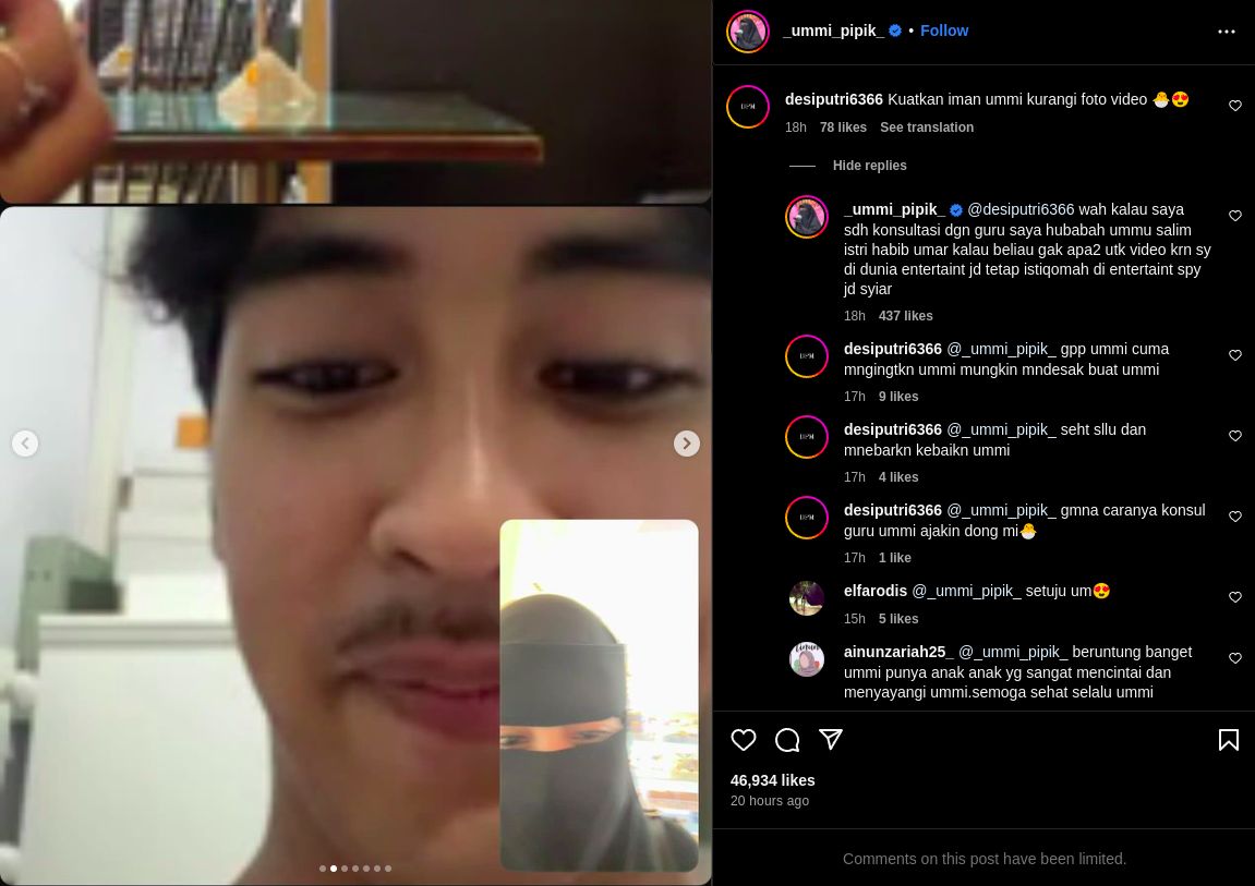 Unggahan Umi Pipik