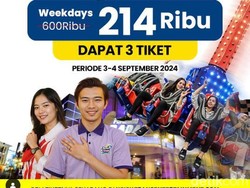 Siapa Mau? Main di Trans Studio Bandung Rp200 Ribuan Dapat 3 Tiket
