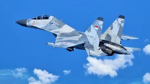 Sukhoi Wara-wiri di Langit Bali untuk Amankan KTT IAF 2024