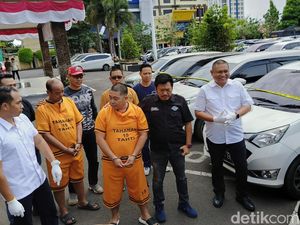 Dua Sindikat Penggelapan Mobil Rental Diringkus, 19 Mobil Disita