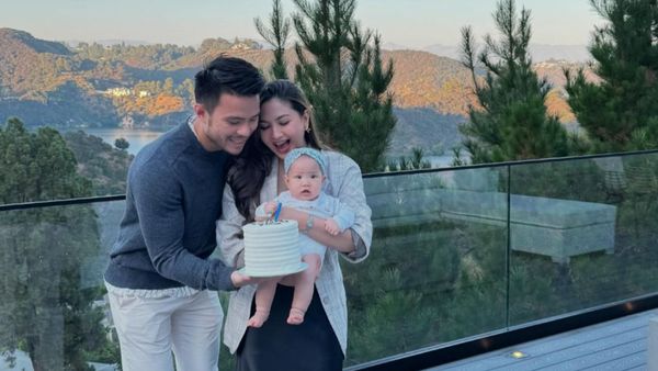 8 Foto Jessica Mila Rayakan Ultah Suami di Amerika, Sederhana Bareng Anak