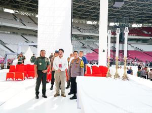 Kapolri-Panglima TNI Pastikan Kesiapan Parkir-Rekayasa Lalin Saat Misa Paus