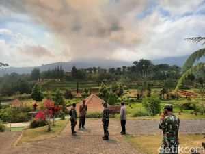 Pemadaman Karhutla Gunung Argopuro Dibantu Gerimis Pemadaman Karhutla Gunung Argopuro Dibantu Gerimis